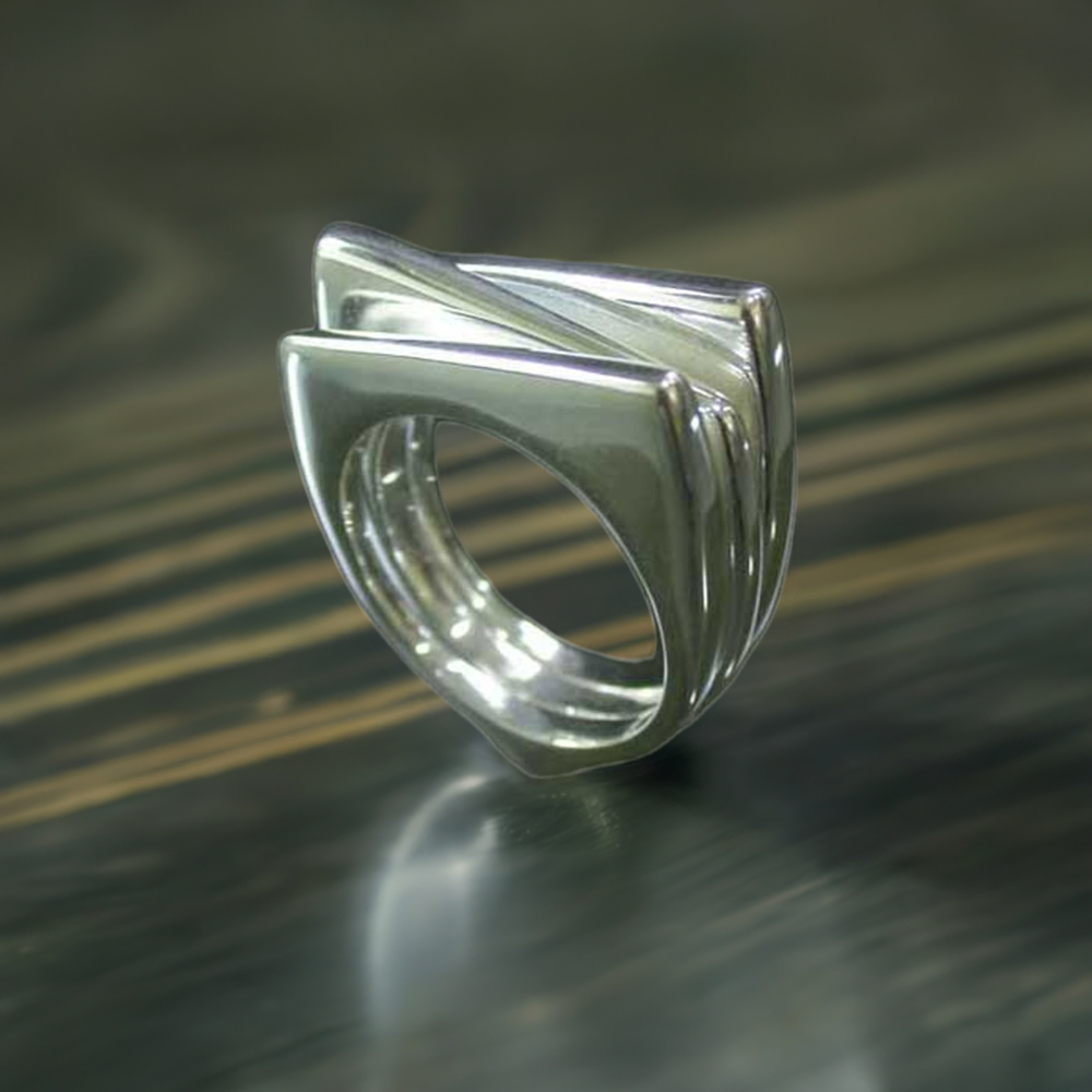 Plain Fine Silver Rings Jewelry 925SR2484