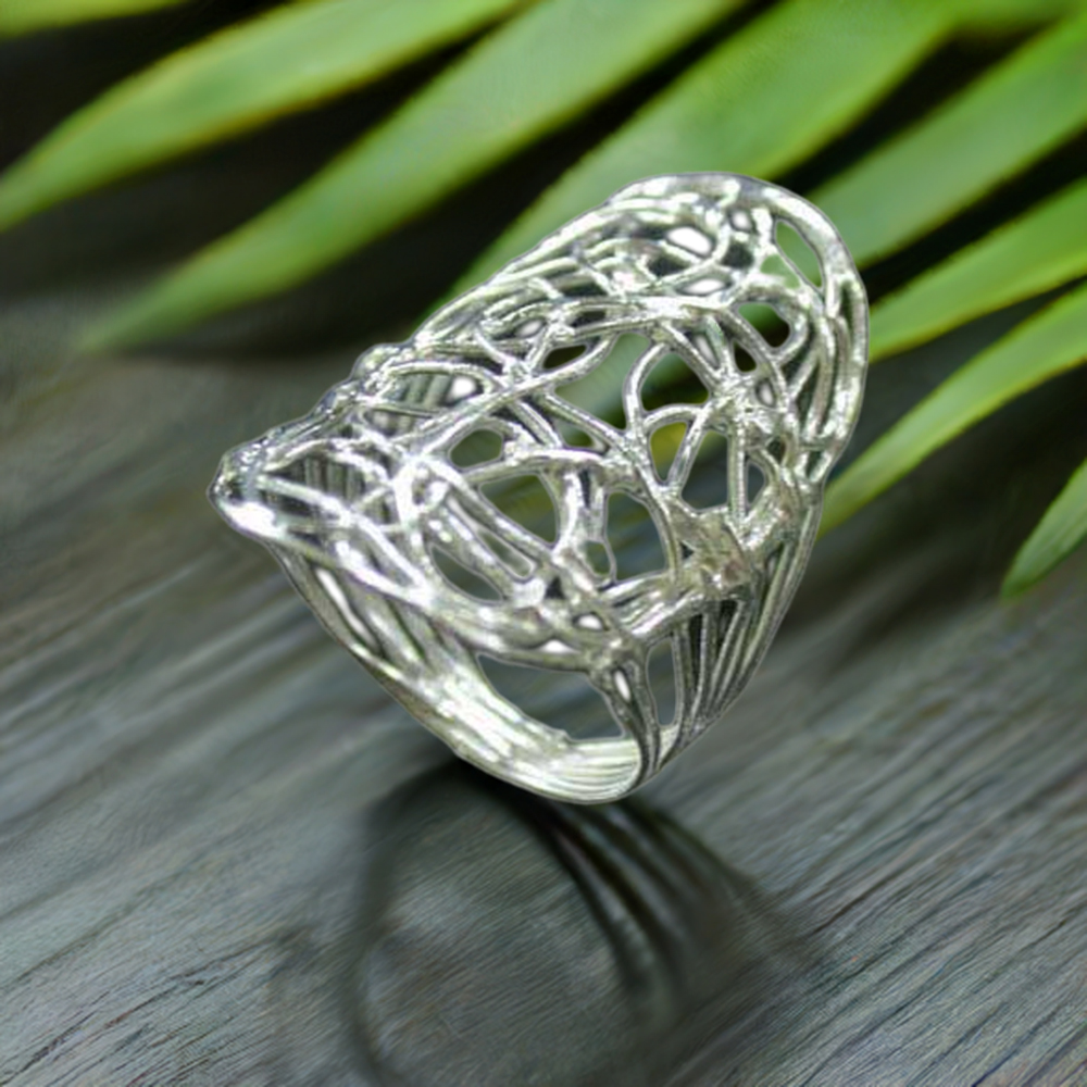 Plain 925 Silver Rings Jewelry 925SR2503