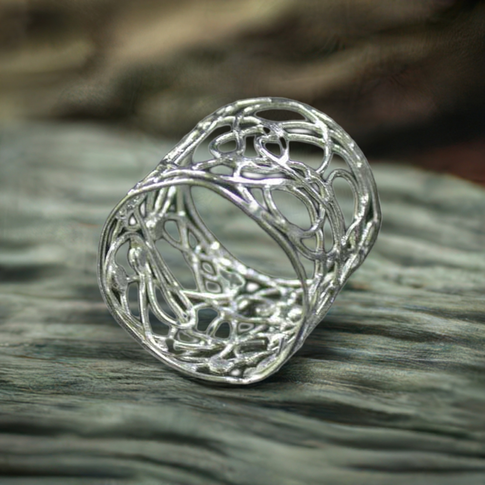 Plain Solid Sterling Silver Rings Jewelry 925SR2504