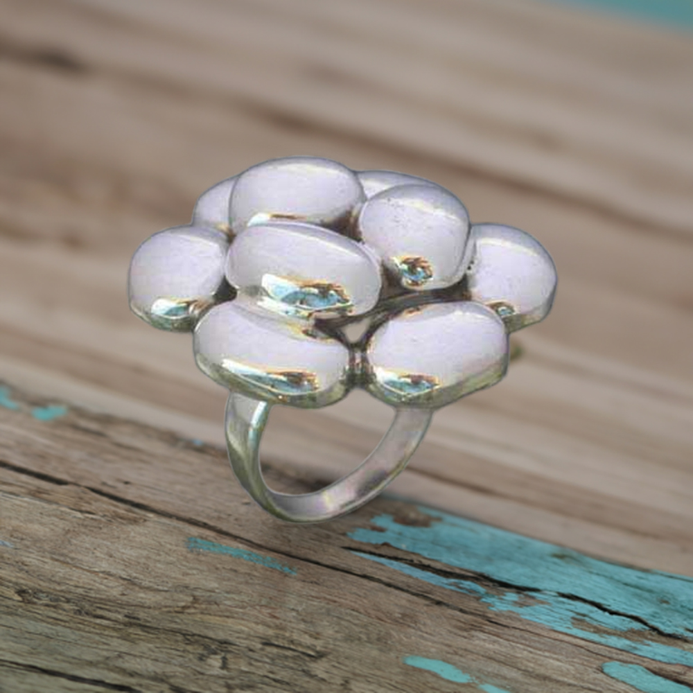 Plain 925 Silver Rings Jewelry 925SR2518