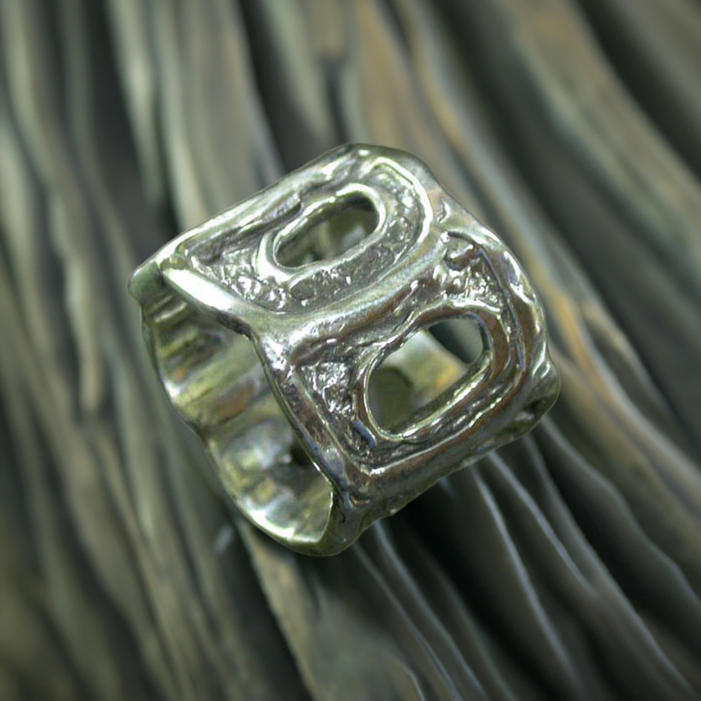 Custom Plain Solid Sterling Silver Rings Jewelry 925SR2525