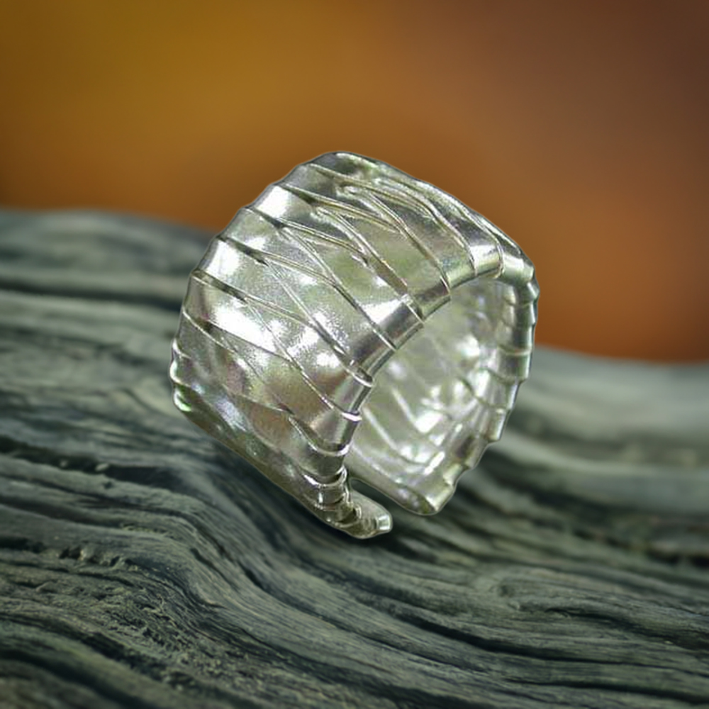 Plain 925 Solid Silver Rings Jewelry 925SR2534