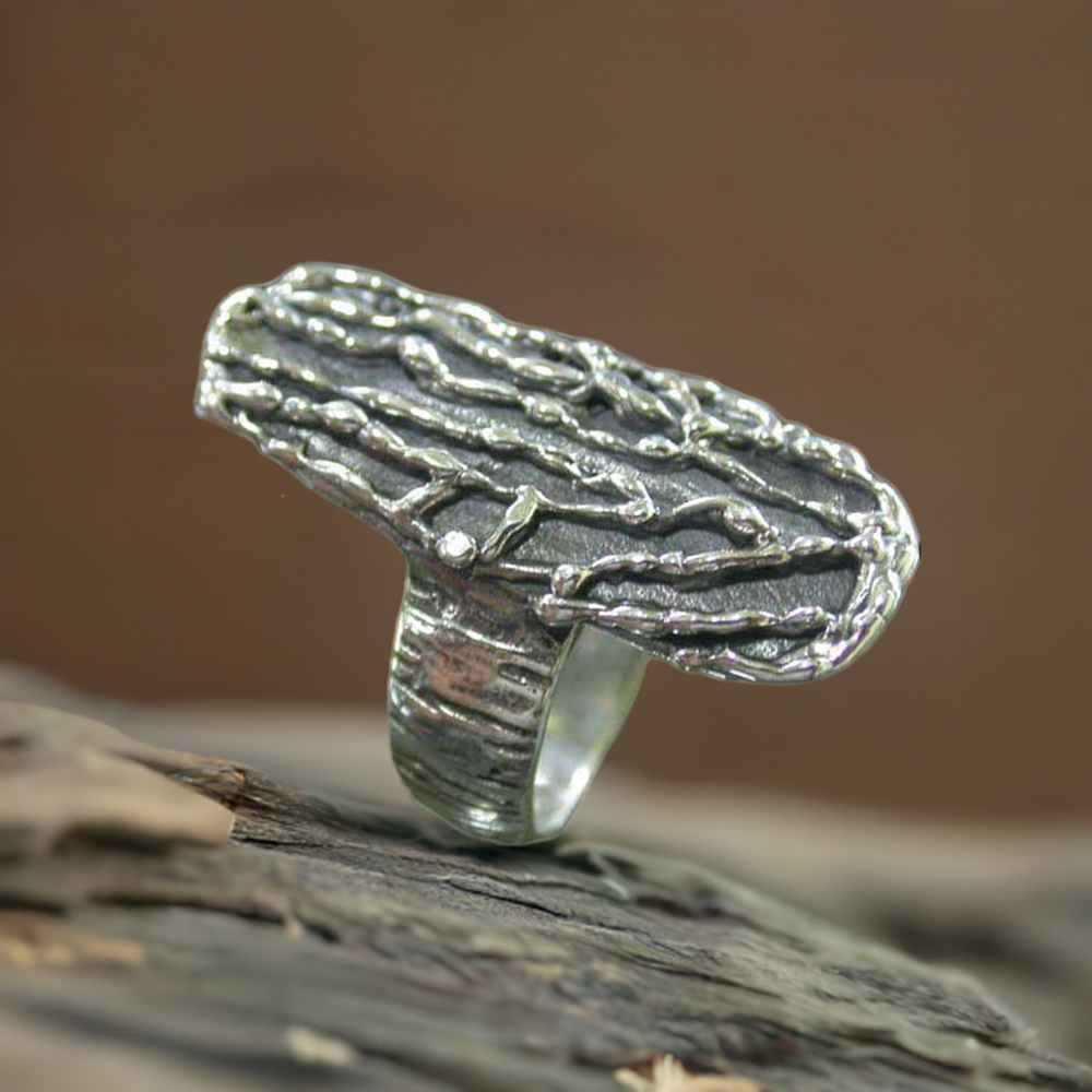 Plain Fine Silver Rings Jewelry 925SR2640