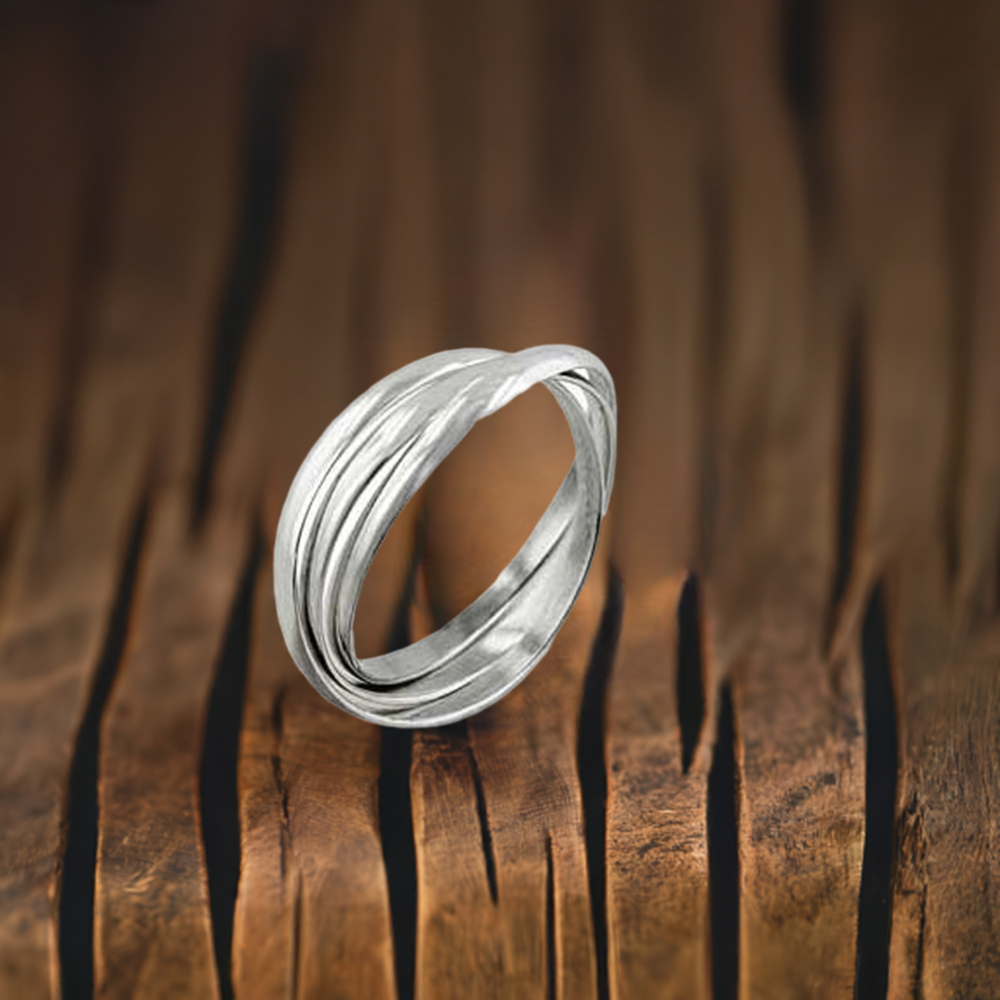 Plain 925 Solid Silver Rings Jewelry 925SR2648