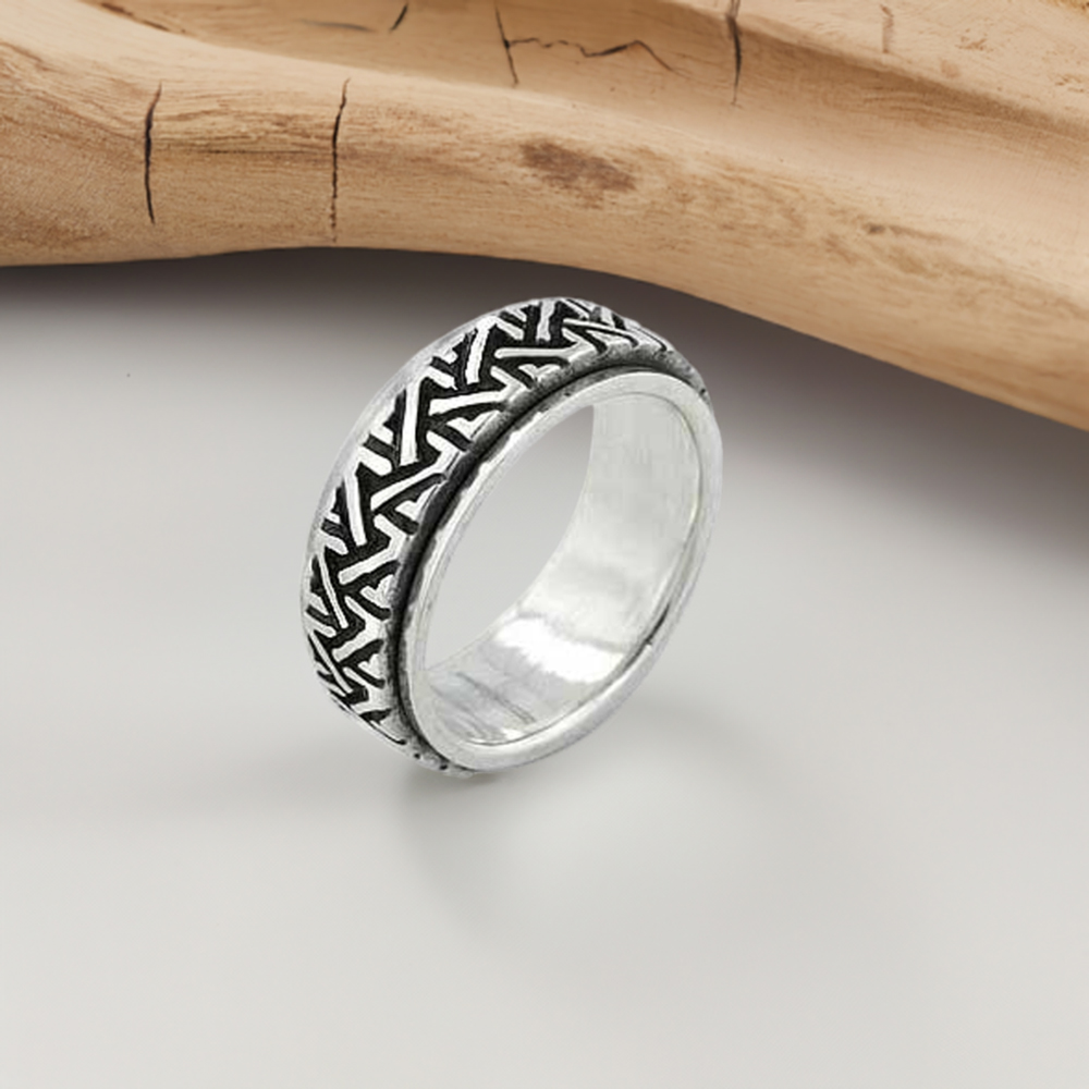 Plain Solid Sterling Silver Rings Jewelry 925SR2653