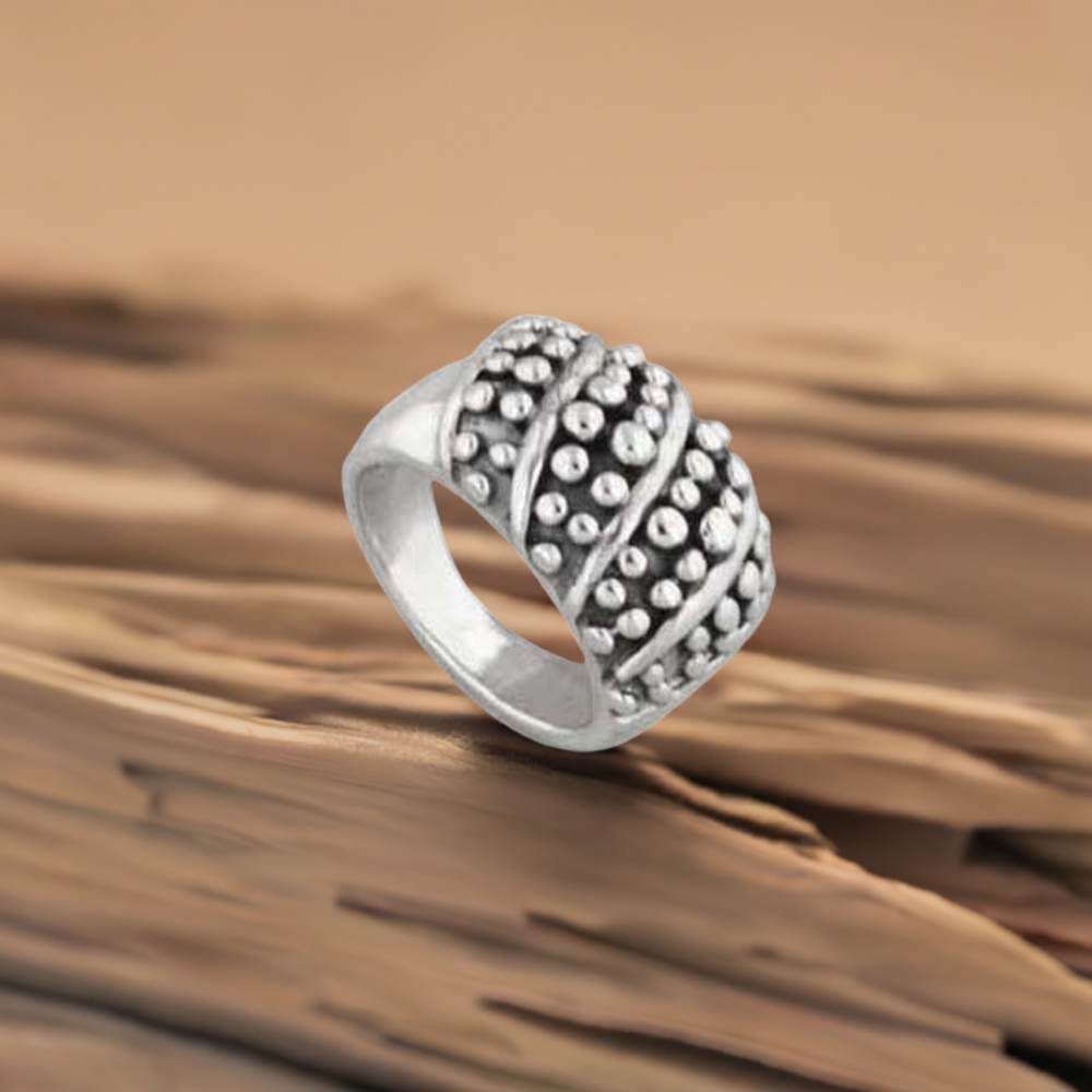 Custom Plain Fine Silver Rings Jewelry 925SR2654