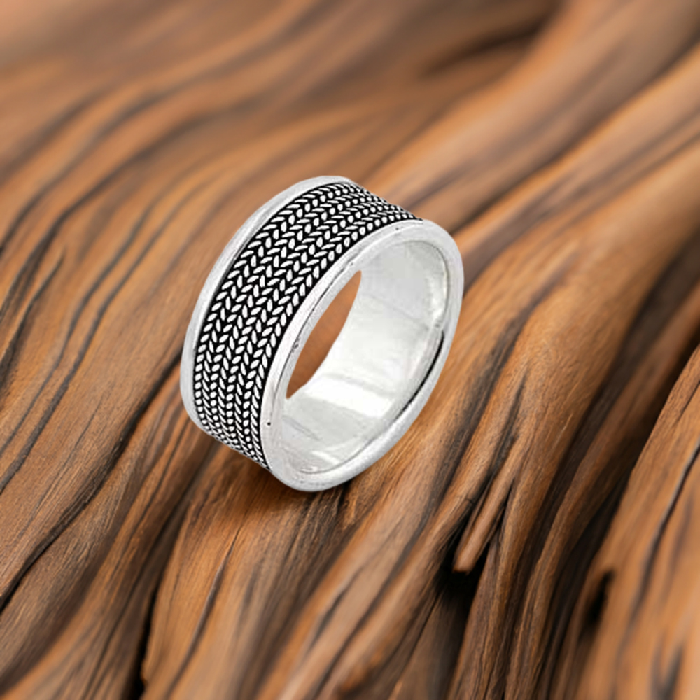 Plain 925 Solid Silver Rings Jewelry 925SR2662