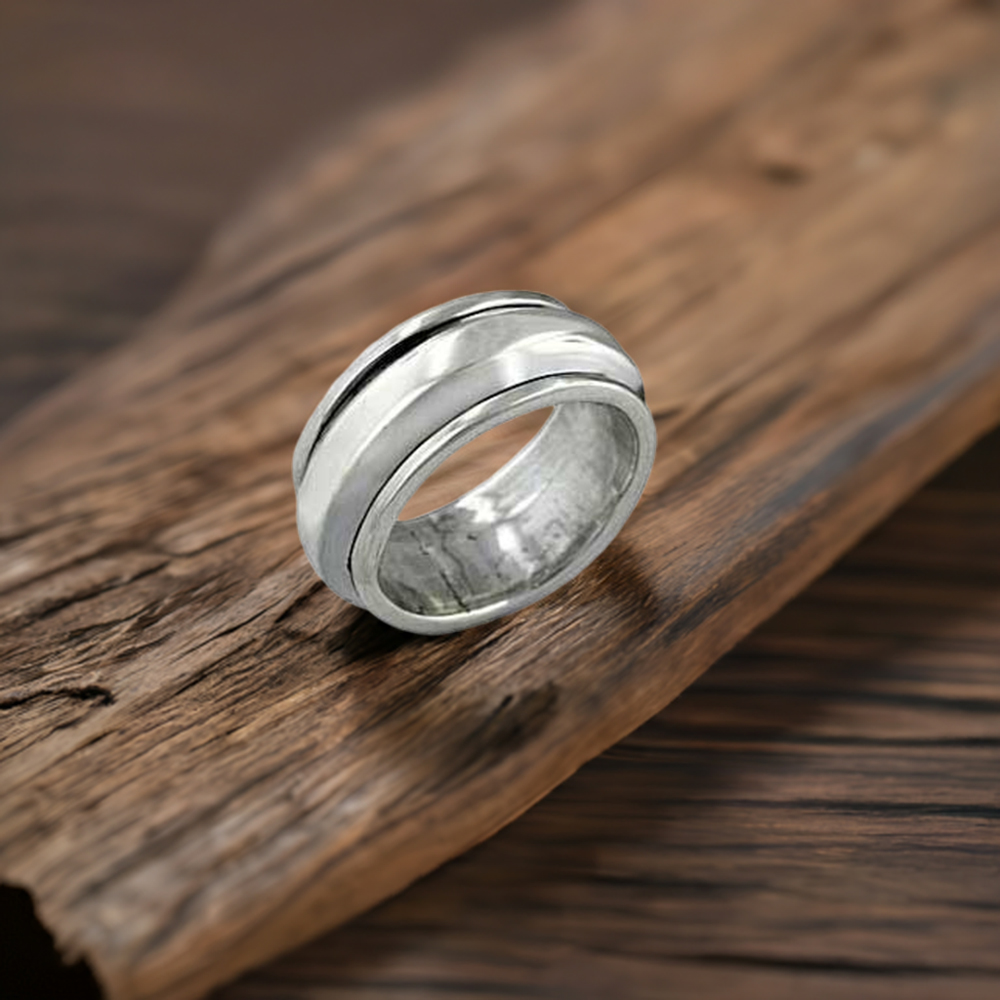 Plain Sterling Silver Rings Jewelry 925SR2665