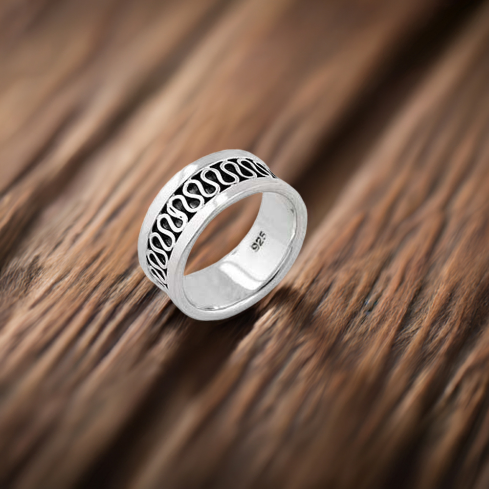 Plain Sterling Silver Rings Jewelry 925SR2669