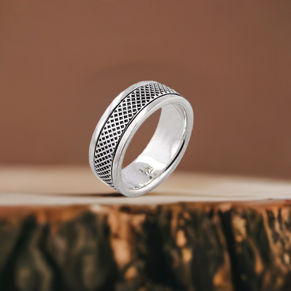 Plain Fine Silver Rings Jewelry 925SR2672