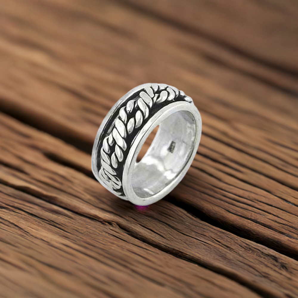 Plain 925 Sterling Silver Rings Jewelry 925SR2674