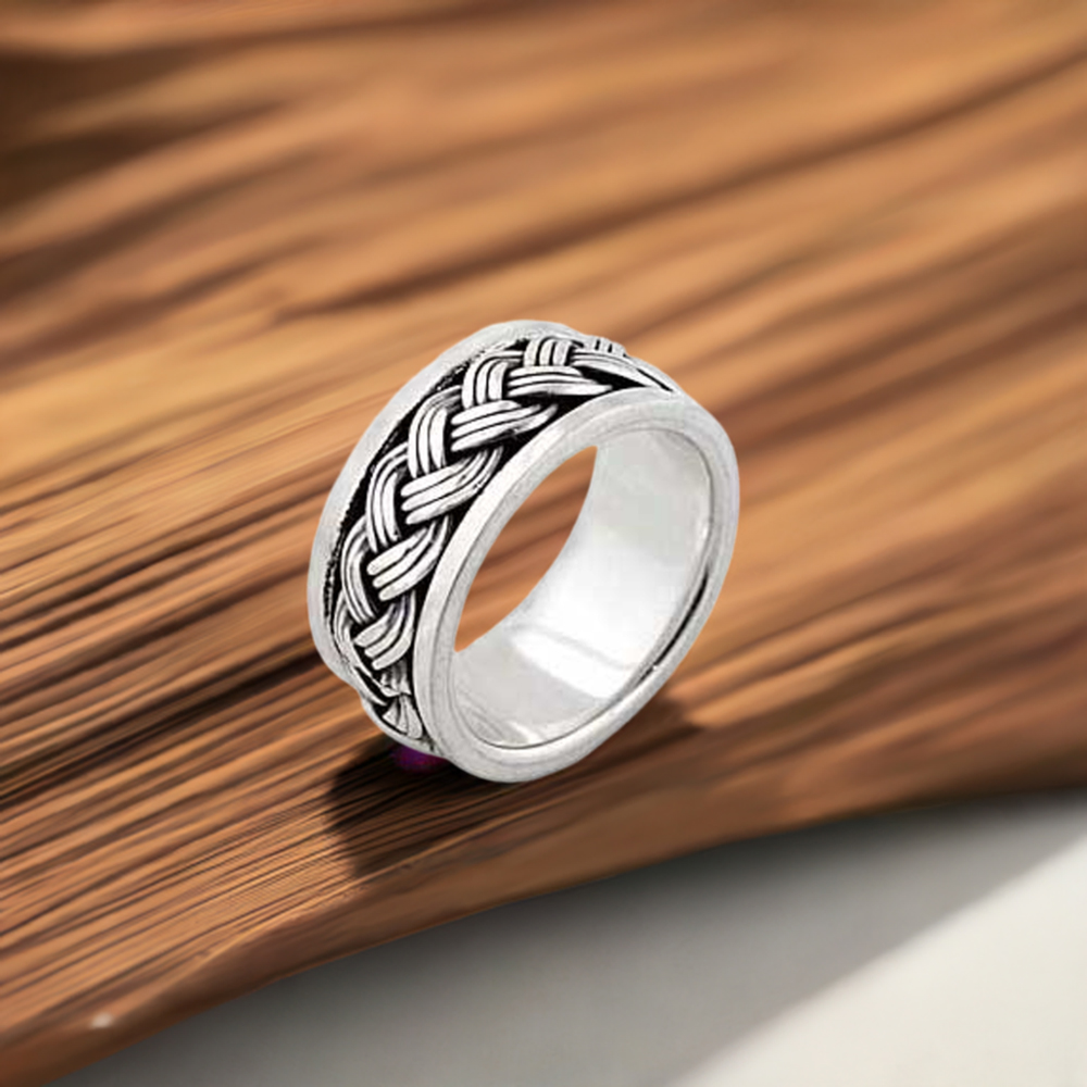 Handmade Plain Sterling Silver Rings Jewelry 925SR2676