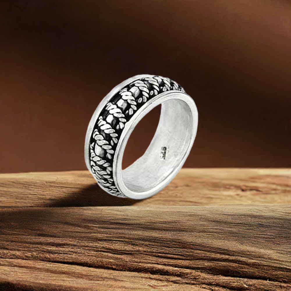 Plain Solid Sterling Silver Rings Jewelry 925SR2678