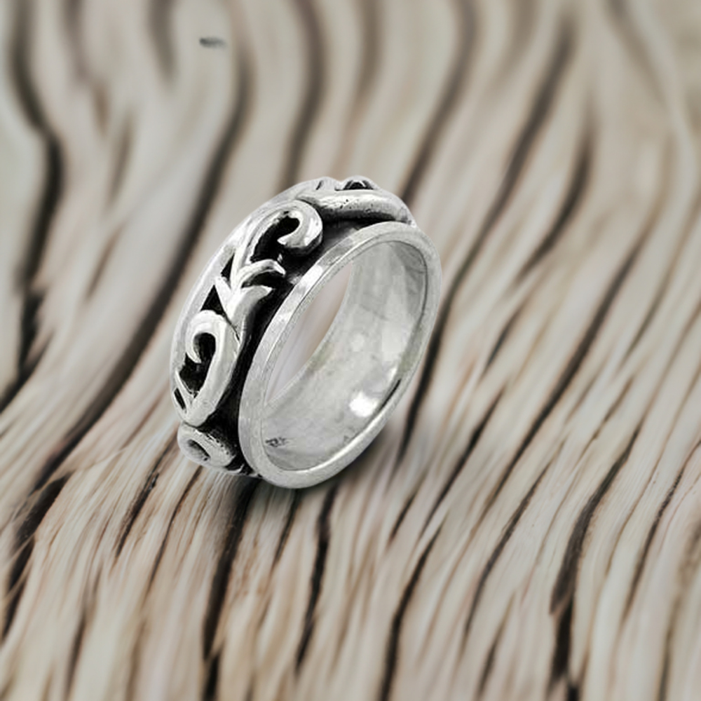Plain Fine Silver Rings Jewelry 925SR2679