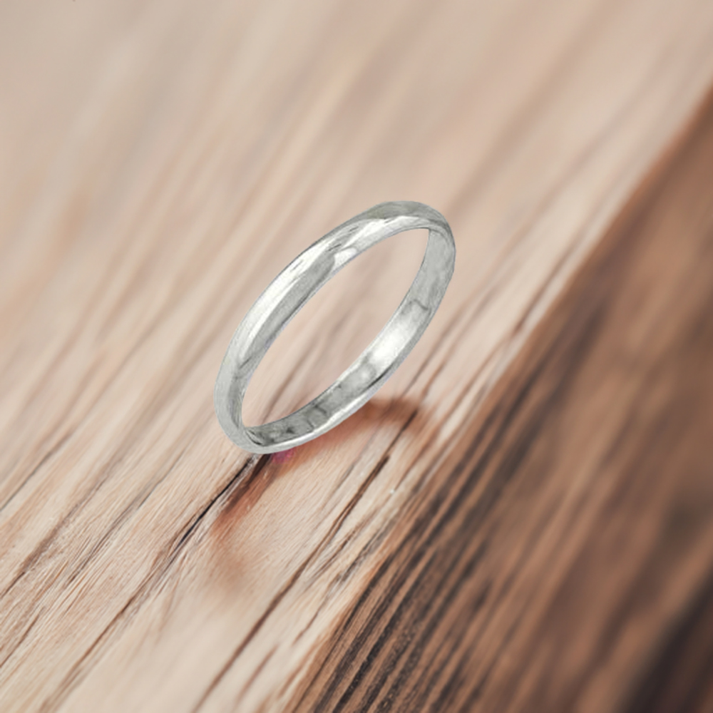 Plain 925 Silver Rings Jewelry 925SR2684