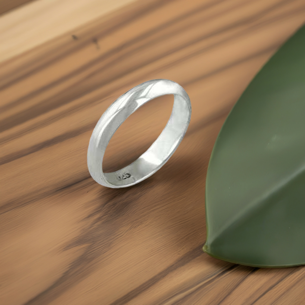 Plain Fine Silver Rings Jewelry 925SR2686