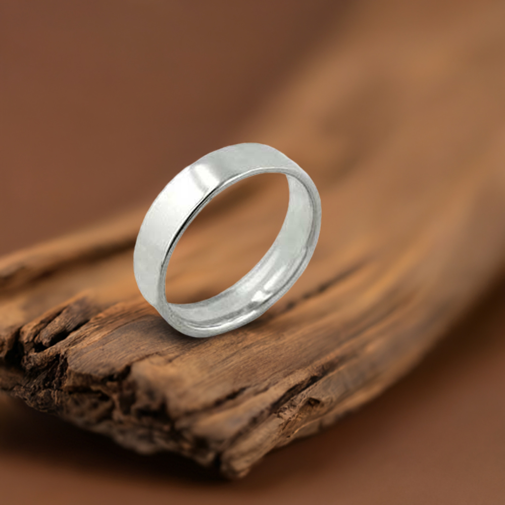 Custom Plain 925 Solid Silver Rings Jewelry 925SR2687