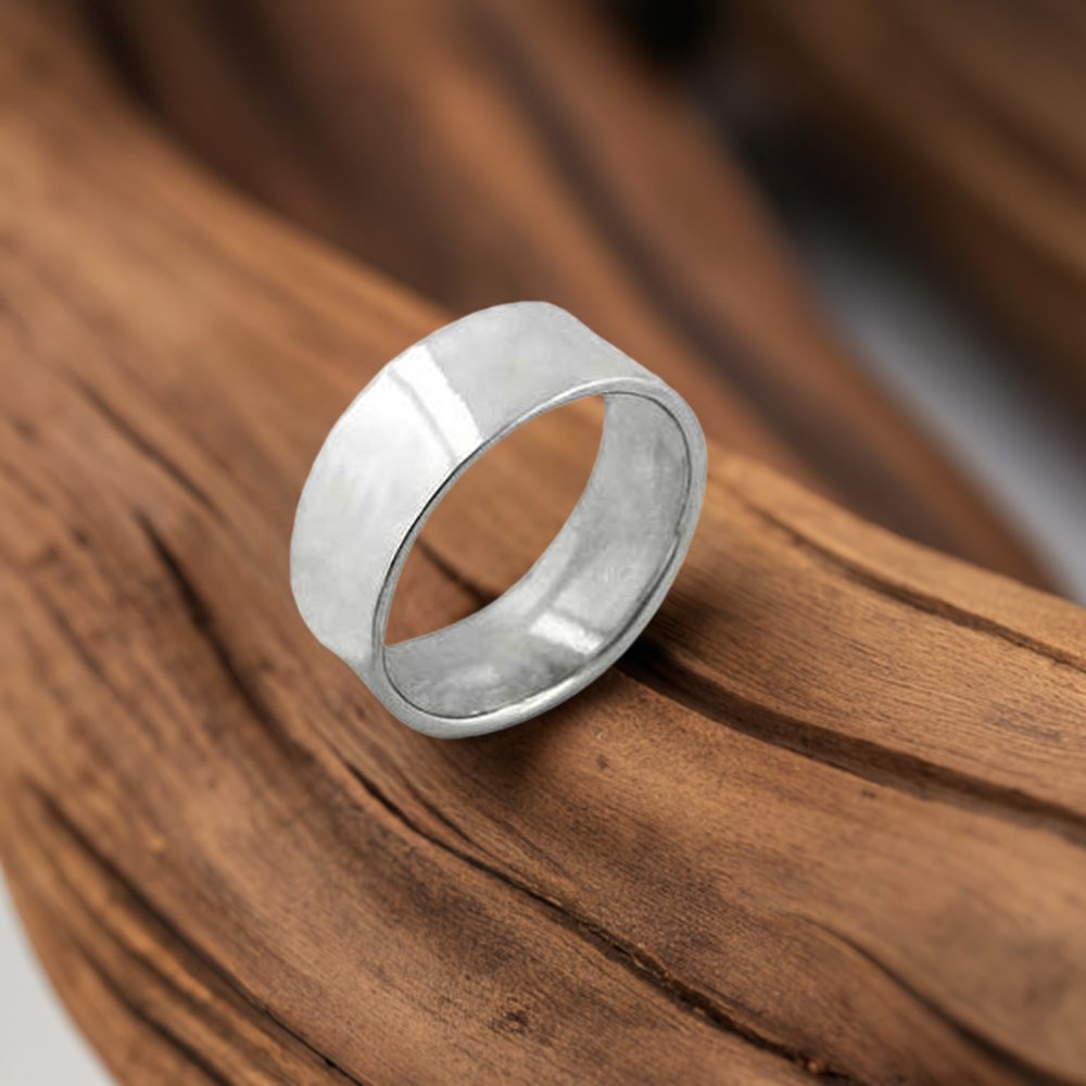 Plain Solid Sterling Silver Rings Jewelry 925SR2692