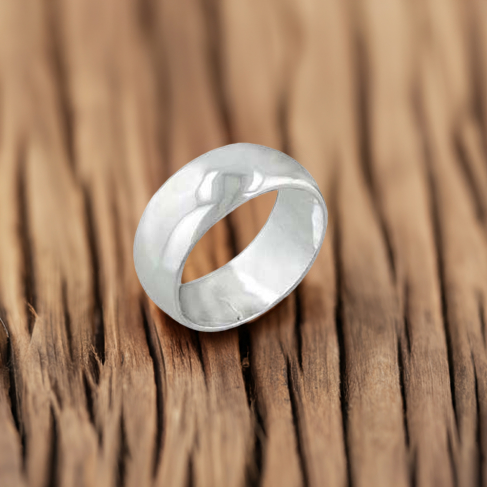 Plain Fine Silver Rings Jewelry 925SR2693