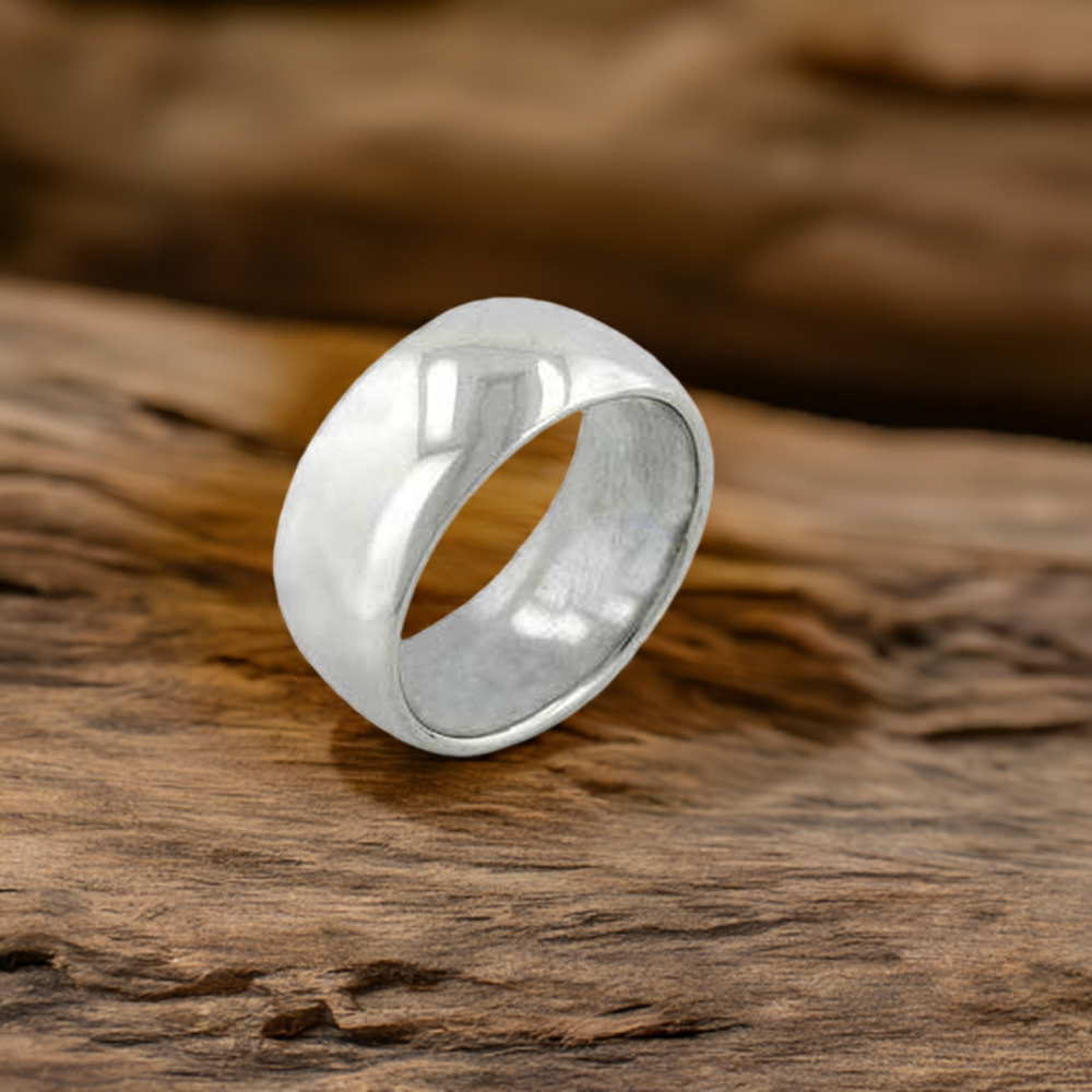 Plain 925 Solid Silver Rings Jewelry 925SR2694