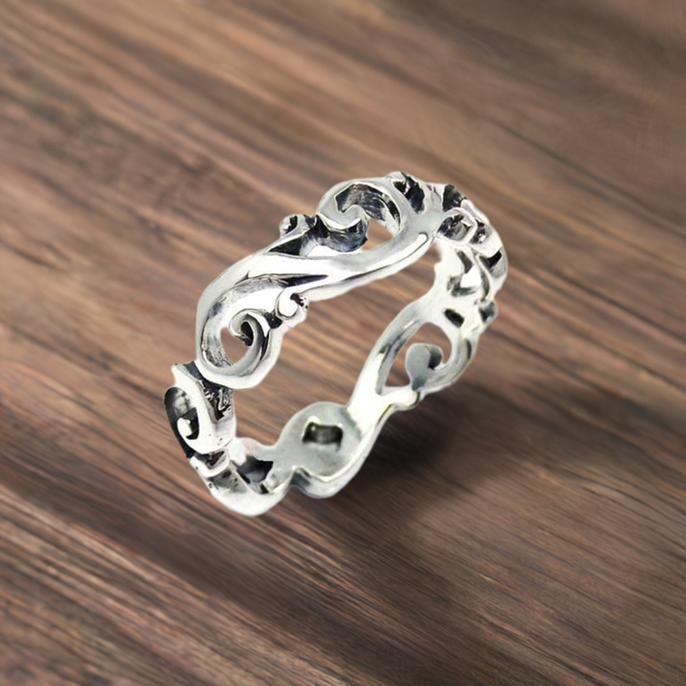 Plain 925 Silver Rings Jewelry 925SR2698