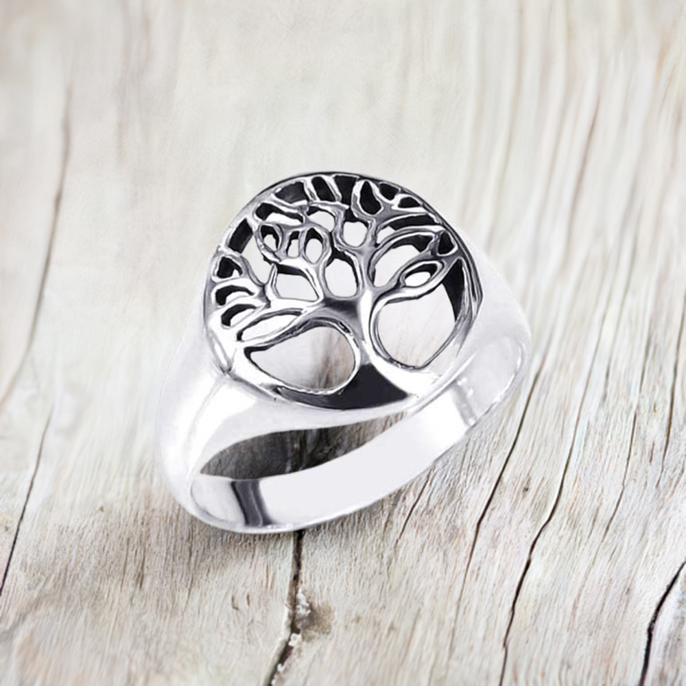 Plain Sterling Silver Rings Jewelry 925SR2718