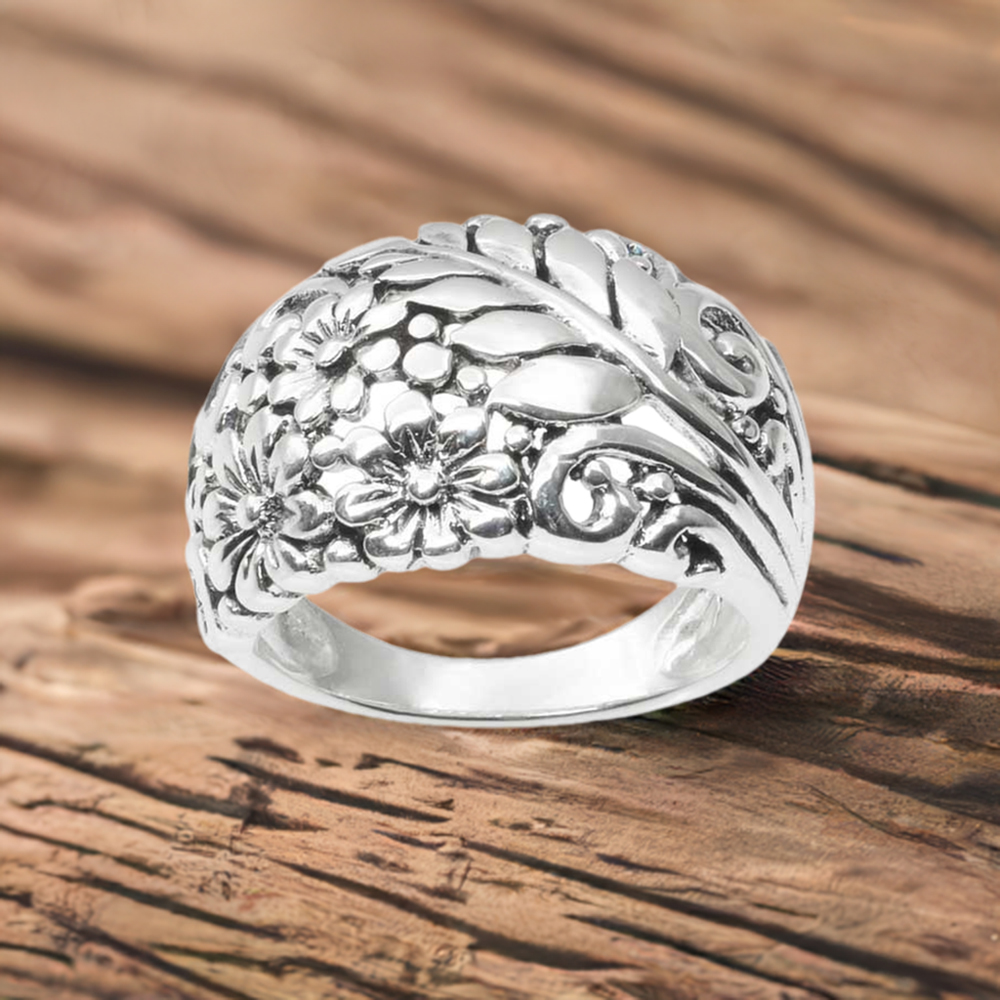 Plain 925 Silver Rings Jewelry 925SR2726