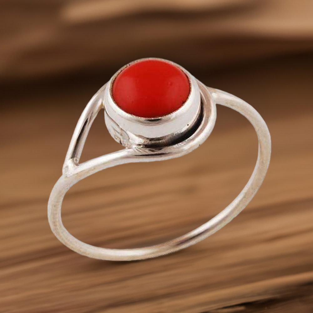 925 Sterling Silver Handmade Rings In Carnelian Gemstone Jewelry 925SR2853
