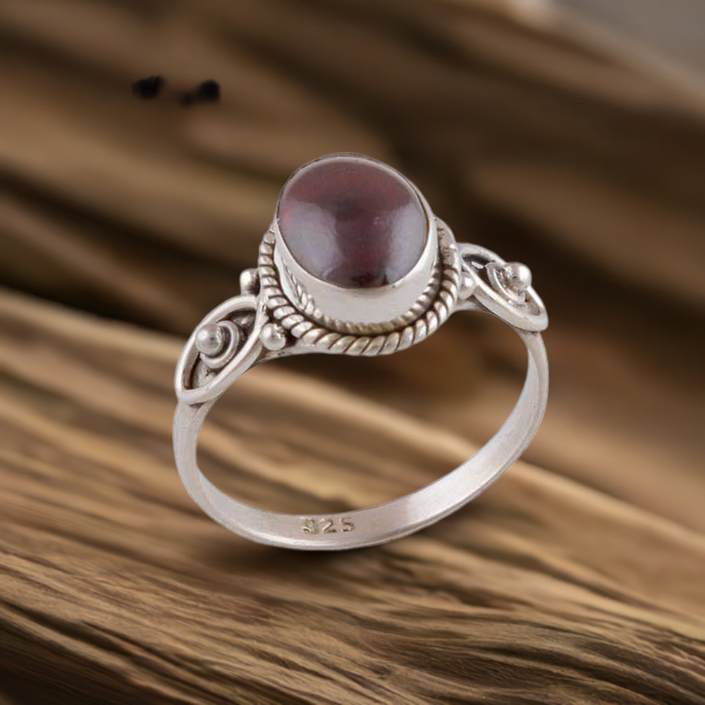 Natural Jasper Gemstone Rings In Fine 925 Sterling Silver 925SR2952