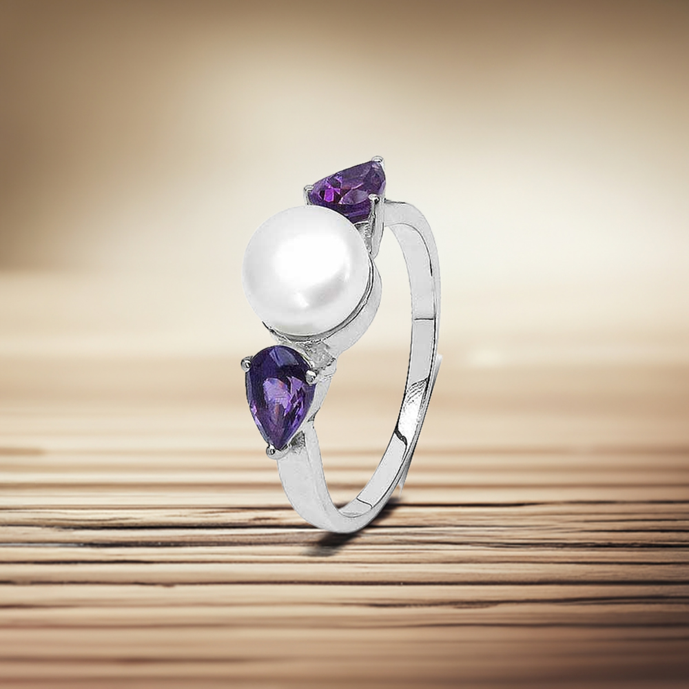 925 Sterling Silver Handmade Rings In Multi Gemstone Jewelry 925SR3064