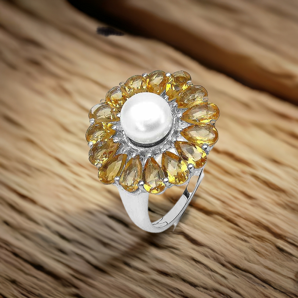 925 Sterling Silver Rings In Multi Gemstone Jewelry 925SR3072