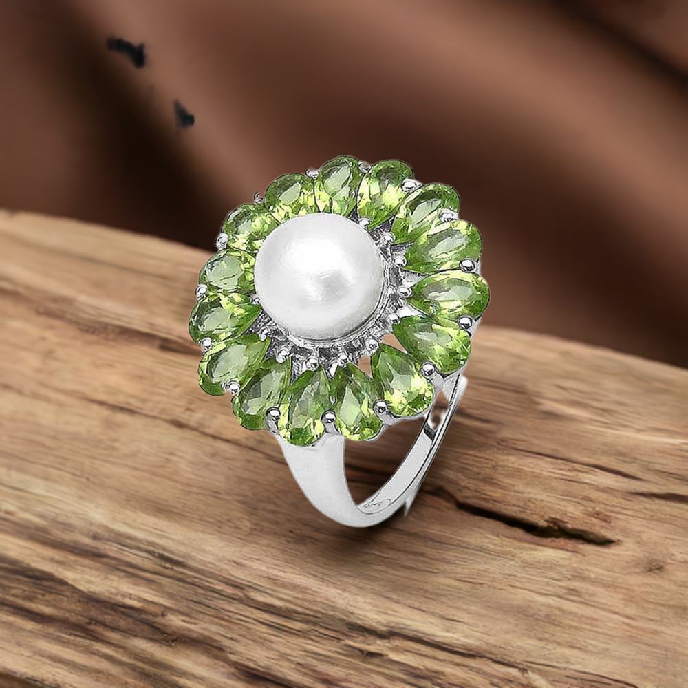 925 Sterling Silver Rings In Multi Gemstone Jewelry 925SR3074