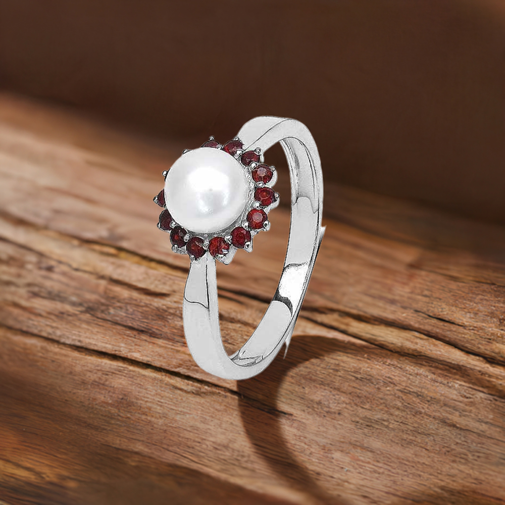 Semi Precious Multi Gemstone Rings In 925 Sterling Silver 925SR3105