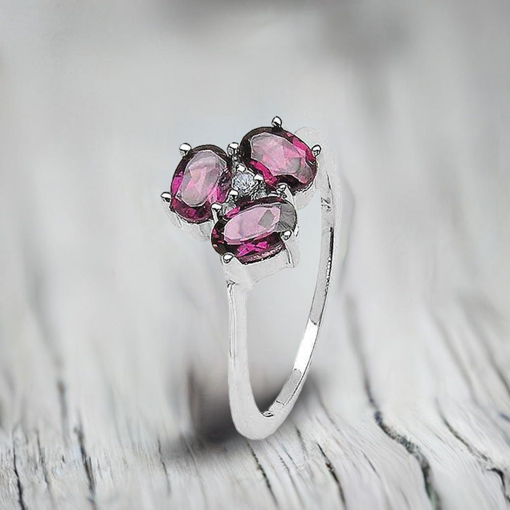 925 Sterling Silver Handmade Rings In Rhodonite Gemstone Jewelry 925SR3148