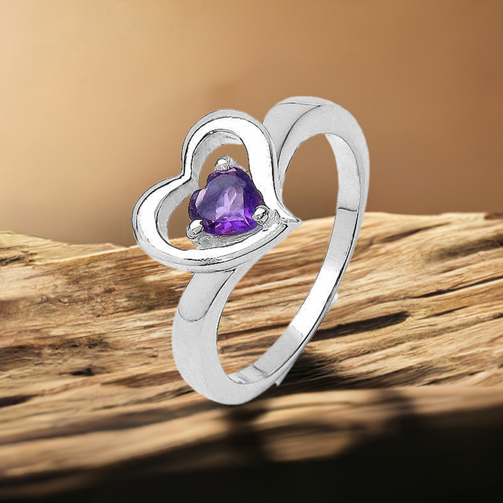 Stunning Amethyst Silver Rings Jewelry 925SR3242
