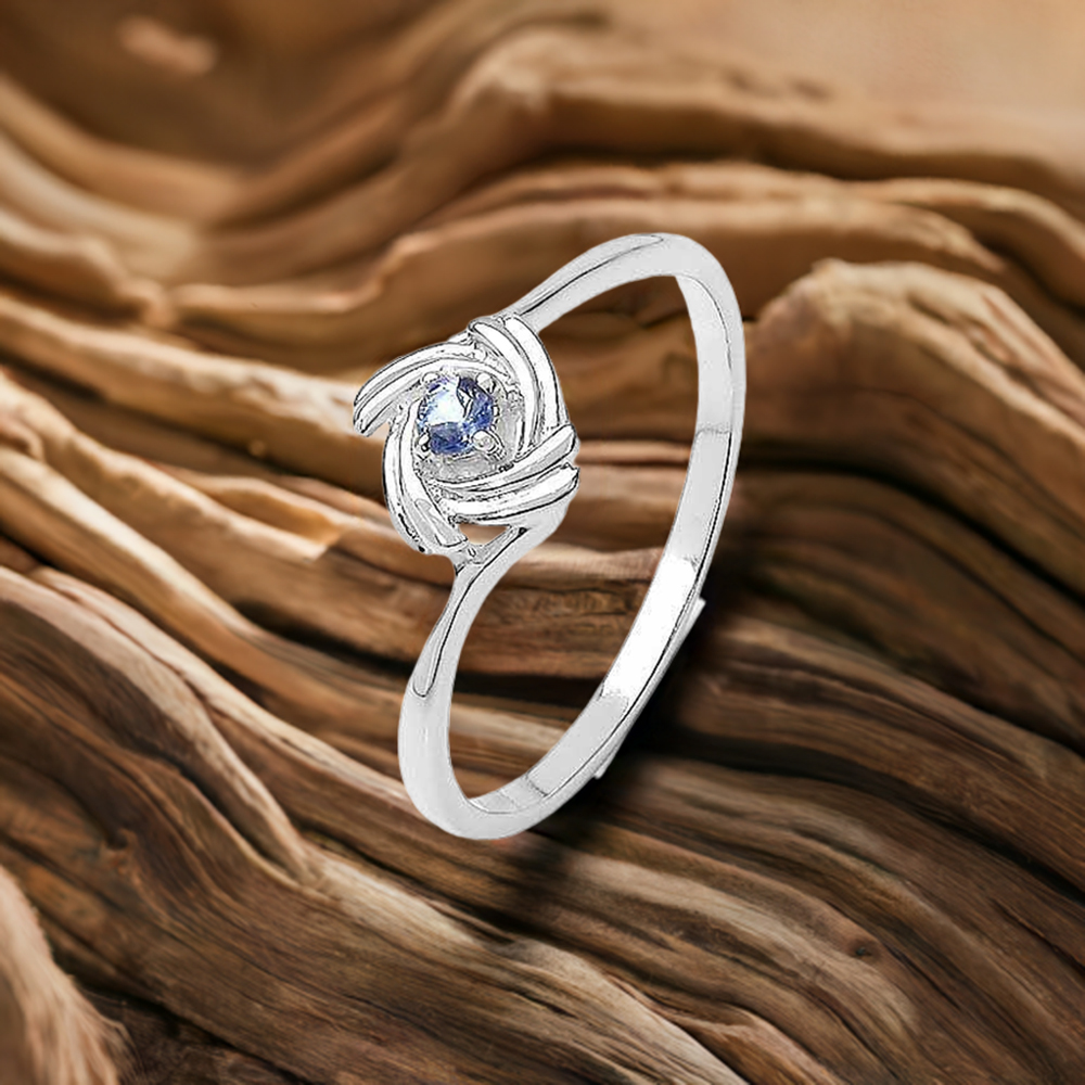 Natural Tanzanite Gemstone Rings In 925 Sterling Silver Jewelry 925SR3304