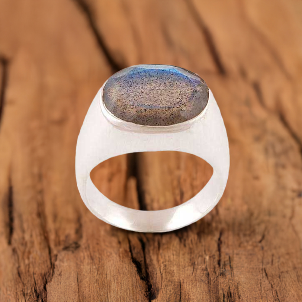 925 Sterling Silver Rings In Labradorite Gemstone Jewelry 925SR3411