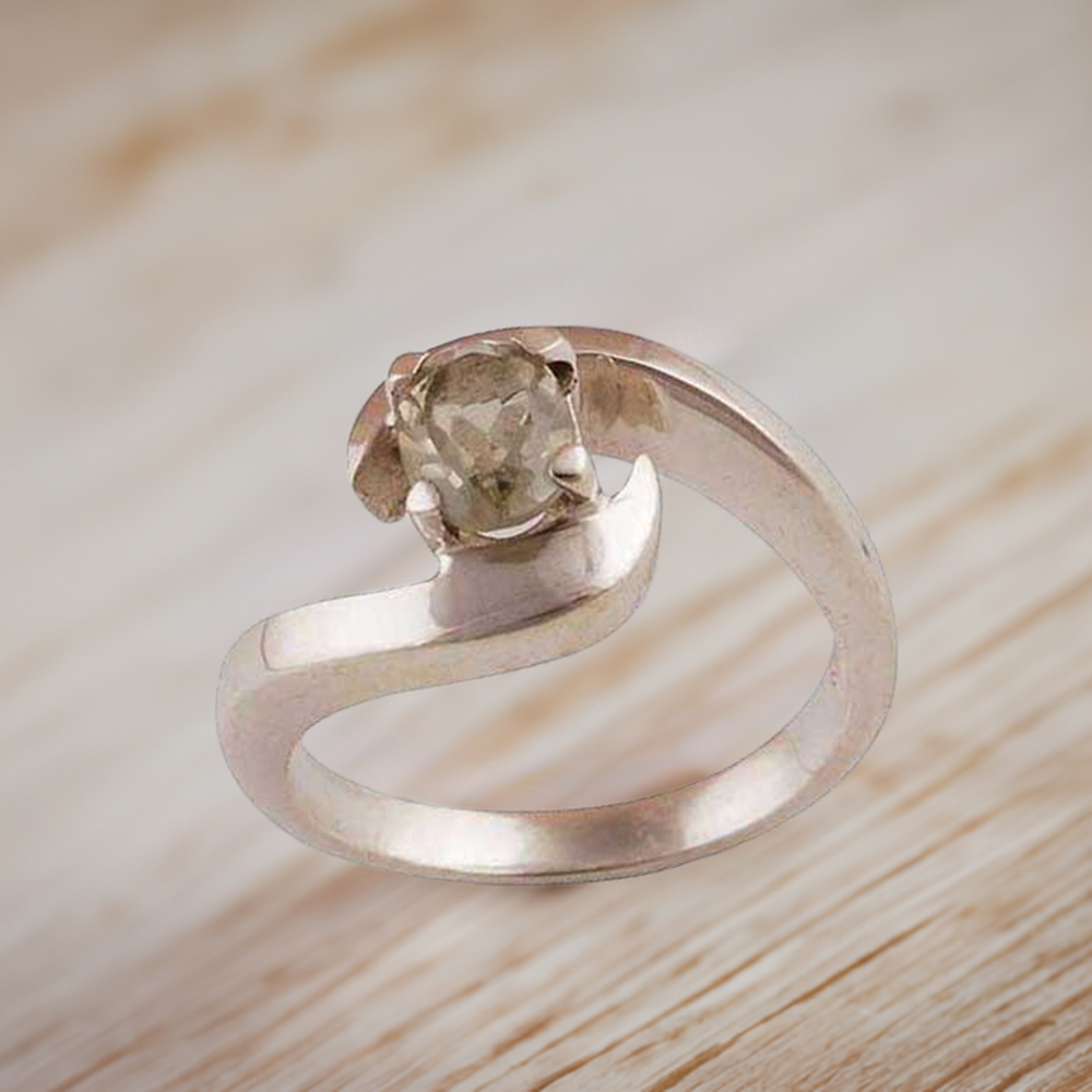 Solid 925 Silver Rings In Natural Labradorite Gemstone 925SR3429