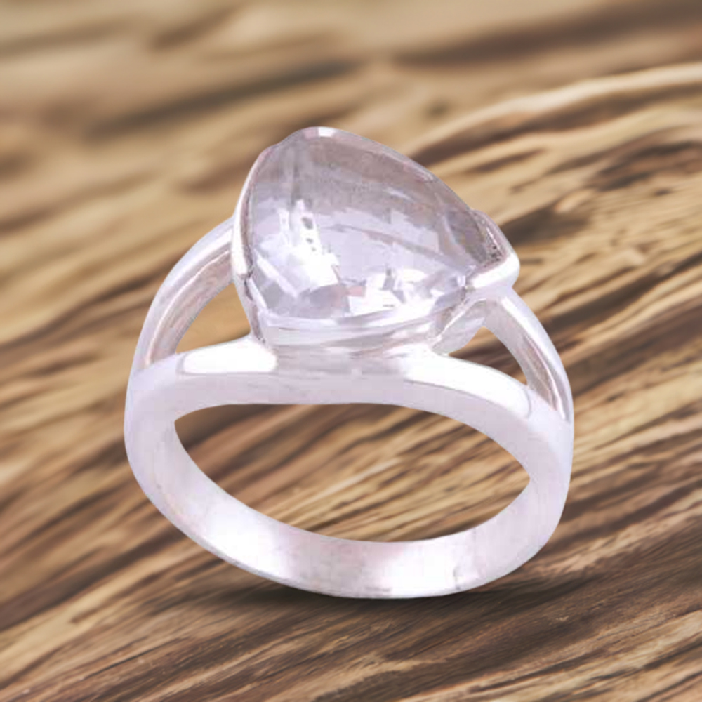 Genuine Crystal Gemstone Rings In 925 Sterling Silver Jewelry 925SR3470