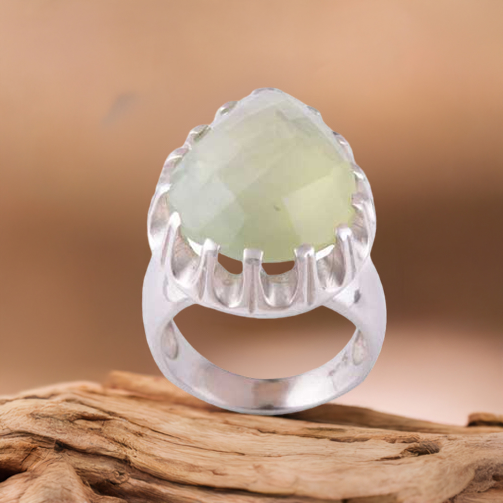 925 Sterling Silver Handmade Rings In Rainbow Moonstone Jewelry 925SR3479