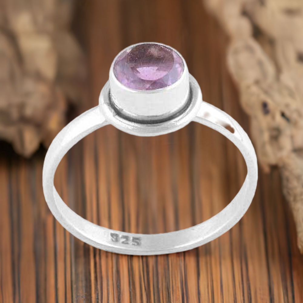 Sterling Silver Amethyst Rings 925SR3491
