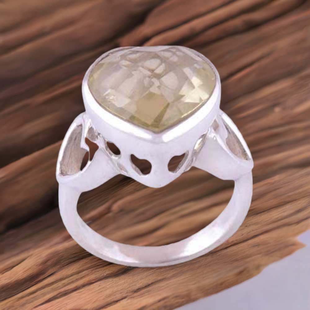 Genuine Labradorite Gemstone Rings In Fine 925 Sterling Silver 925SR3522