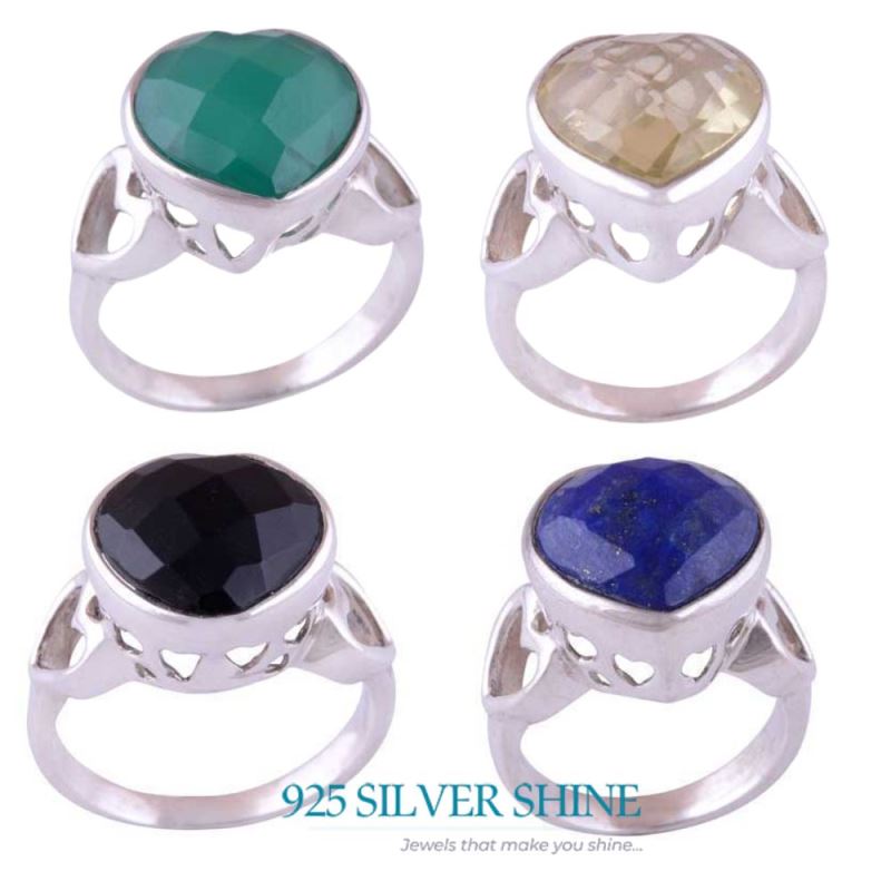 Genuine Labradorite Gemstone Rings In Fine 925 Sterling Silver 925SR3522_2