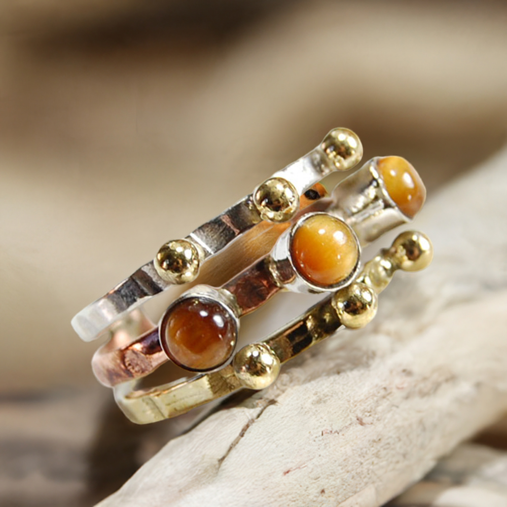 925 Sterling Silver Rings In Carnelian Gemstone Jewelry 925SR3707