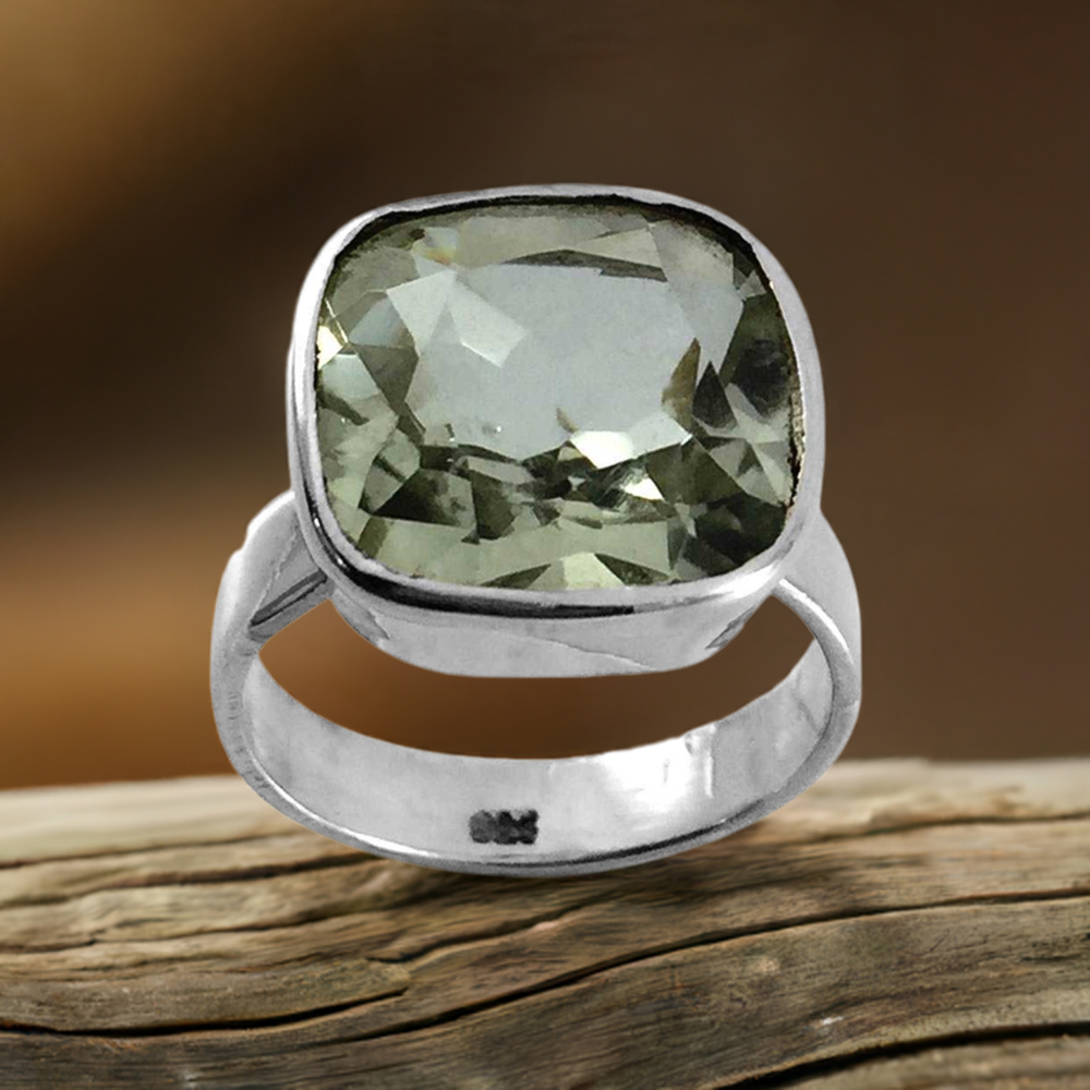 Amethyst Sterling Silver Anniversary Rings 925SR3847