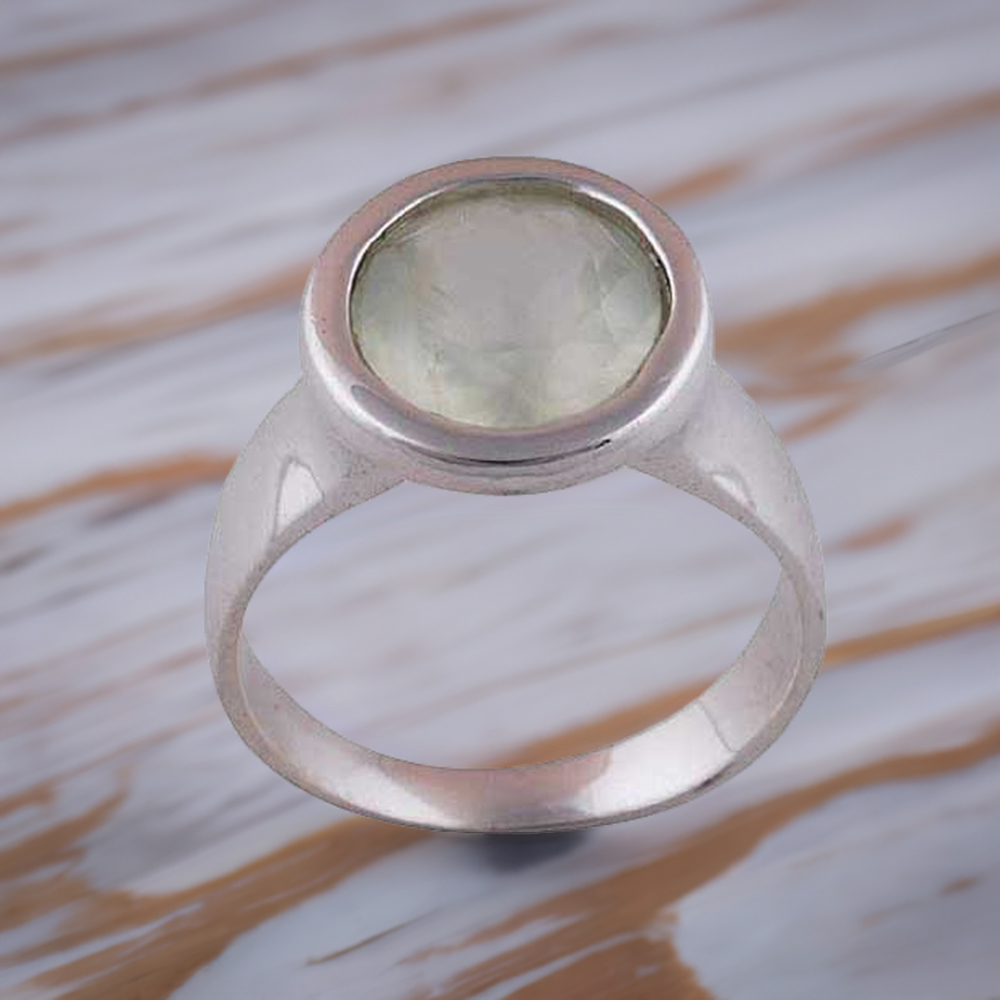 Solid 925 Silver Rings In Genuine Labradorite Gemstone 925SR3861