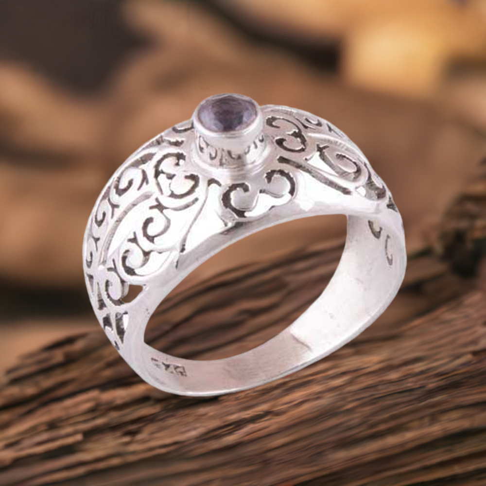 Semi Precious Mystic Topaz Gemstone Rings In 925 Sterling Silver Jewelry 925SR3972