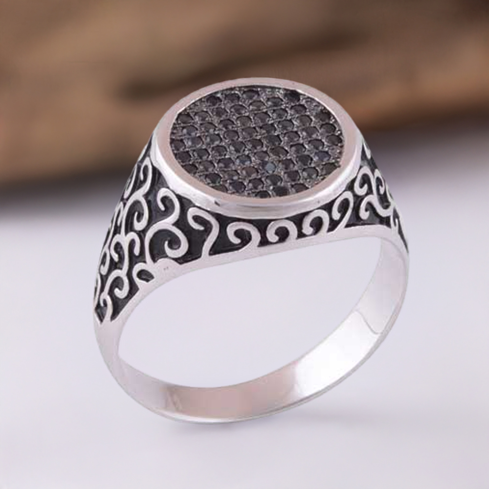 925 Sterling Silver Rings In Smoky Quartz Gemstone Jewelry 925SR4002