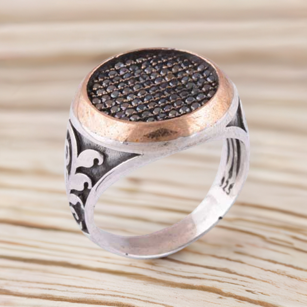 925 Sterling Silver Handmade Rings In Black Onyx Gemstone Jewelry 925SR4009