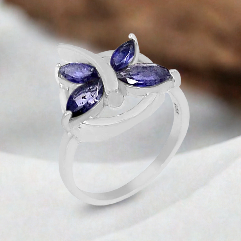 925 Sterling Silver Rings In Genuine Peridot Gemstone 925SR937